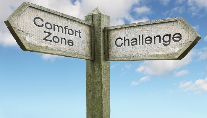 Comfort Zone/ Challenge Sign Concept